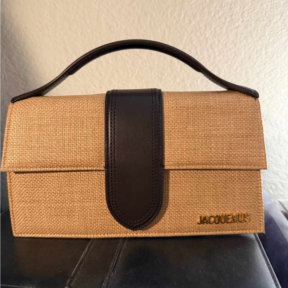 Jacquemus Le Grand Bambino Woven Top-Handle Bag